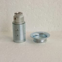 Vintage LED Lamp Hoder E14 DIY Industrial Pendant Light Bulb Base With Ring Retro Screw Socket Fitting Adapter Lampholder