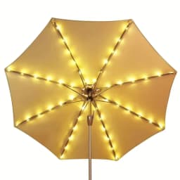 104 LED Umbrella String Light With 8 Modes Waterproof Solar String Lamp For Outdoor Lighting Beach Garden Decoration