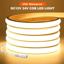 DC12V 24V COB NEON LED Strip Lights 10M 320LEDs/M Adhesive Tape Night Lamp IP67 11mm Ultra Bright RA90 Linear 3000K 4000K 6000K