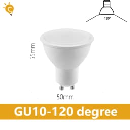 Gatetop Led Spotlight AC220V GU10 GU5.3 Bulb MR16 Spot Lighting Bulb Indoor Lighting Home Decoration Bulbs
