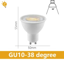 Gatetop Led Spotlight AC220V GU10 GU5.3 Bulb MR16 Spot Lighting Bulb Indoor Lighting Home Decoration Bulbs