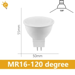 Gatetop Led Spotlight AC220V GU10 GU5.3 Bulb MR16 Spot Lighting Bulb Indoor Lighting Home Decoration Bulbs