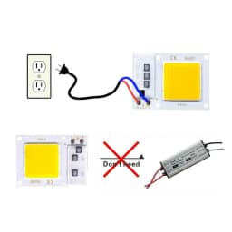 Cob Led Chips for 220 Module Led Light Bulbs 220v Addressable Ws2812 Leds for Spotlight Chip Puces led 1pcs Warm White F4054