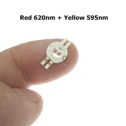 2*3W Bicolor Led Yellow White/Yellow Red/UV White/Red White/White Warm/ All Color Can Custom Produce for DIY Led Light