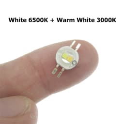 2*3W Bicolor Led Yellow White/Yellow Red/UV White/Red White/White Warm/ All Color Can Custom Produce for DIY Led Light
