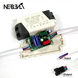 LED Driver 12+4W,18+4,18+6W Transformer for 2 Color Ceiling Dowlights Two Output:DC12-21V,36-62V 300mA 4pin Connector AC110V-265