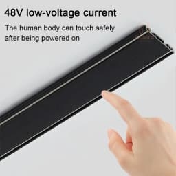5mm Slim Magnetic Track Light System Black White Ultra Thin Ceiling Surface Mounted Led Rail Lamp Linear Magnet Home Lamps