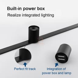 5mm Slim Magnetic Track Light System Black White Ultra Thin Ceiling Surface Mounted Led Rail Lamp Linear Magnet Home Lamps
