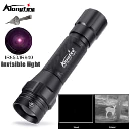 IR 850nm&940nm Latest Infrared Chip LED Zoom Night Vision Infrared Fill Light Tactical Hunting Zoom Flashlight IR Lighting Light