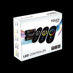 Small Iron Shell LED Light Strip Controller RF433 Touch Remote Control DC12-24V 30A Dimming DIM Cct Rgb Smd Cob Dimmer 6A/CH