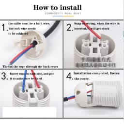 AC Lampholder E14 E27 M10 socket led Light Bulb Lamp base head power Holder electric Pendant Socket Screw Lamp shade Converter