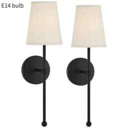 Nordic Simple Wall Lamp for Minimalist Metal Light Bedroom Bedside Lamp Corridor Decor Cloth Cover Wall Sconce Indoor Luminaire