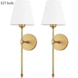 Nordic Simple Wall Lamp for Minimalist Metal Light Bedroom Bedside Lamp Corridor Decor Cloth Cover Wall Sconce Indoor Luminaire