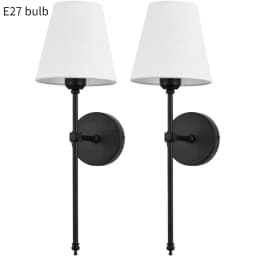 Nordic Simple Wall Lamp for Minimalist Metal Light Bedroom Bedside Lamp Corridor Decor Cloth Cover Wall Sconce Indoor Luminaire