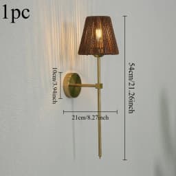 Nordic Simple Wall Lamp for Minimalist Metal Light Bedroom Bedside Lamp Corridor Decor Cloth Cover Wall Sconce Indoor Luminaire