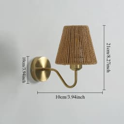 Nordic Simple Wall Lamp for Minimalist Metal Light Bedroom Bedside Lamp Corridor Decor Cloth Cover Wall Sconce Indoor Luminaire