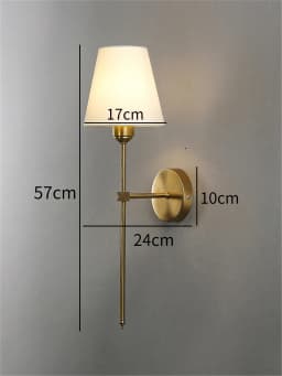 Nordic Simple Wall Lamp for Minimalist Metal Light Bedroom Bedside Lamp Corridor Decor Cloth Cover Wall Sconce Indoor Luminaire