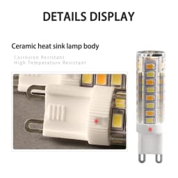 G4 / G9 Base LED Lamp Bulbs 220V 5W 7W Pendant Ceramic Light 3000K 4000K 6000K On/Off Control Tricolor Switching No Need Driver