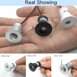 1W IP65 Small LED Downlight Ambient Spotlight 12V Mini Spot Ceiling Bulb Light for Stairs Walkways Courtyards Cabinet Corridor