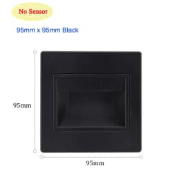 Recessed Ladder Wall Light 1.5W LED Stair&Step Lamp For Staircase Stairway Corridor Foyer Bedside Indoor Nightlight 95x95m