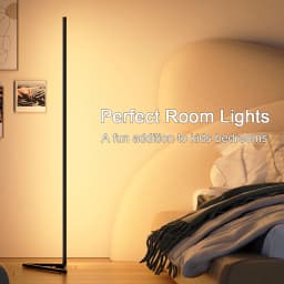 140cm RGB LED floor atmosphere dimmable RGB Modern indoor corner standing lights Bedroom Lamp Mood Lighting decorative light