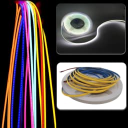 3mm PCB Ultra Thin DC12V 392LEDs/m COB LED Light Strip for Home Decor Car DIY Blue/Green/Red White High Density LED Tape