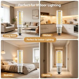 E14 LED Bulb Lamp Mini Corn Bulb Light 7W 9W 12W 15W AC 220V 230V 240V 2835 SMD 360 Beam Angle Replace Halogen Chandelier Lights