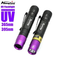 365/395nm Uv Flashlight Blacklight Mini Ultraviolet Torch Money Ore Pet Urine Invisible Ink Marker Stain Scorpion Detector Lamp