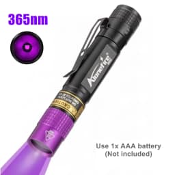 365/395nm Uv Flashlight Blacklight Mini Ultraviolet Torch Money Ore Pet Urine Invisible Ink Marker Stain Scorpion Detector Lamp