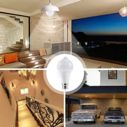 B22 Motion Sensor LED Bulb Light 12/15/18/22W White Warm Light Automatic Switch Light Bulb For Bedroom Corridor Aisle Stair