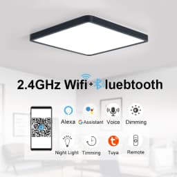 36W Smart LED Ceiling Light TUYA Dimming Wifi Bluetooth 85V-265V Voice Control ALEXA Google Assistant Timing Bedroom Living Room