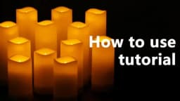 4/10pcs Flameless Candles With Remote, 2/4/6/8H Timer, Outdoor Indoor Waterproof Remote Control Candles Battery Operated,