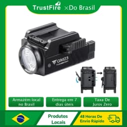 Trustfire GM23 Tactical Led Flashlight 800LM USB Rechargeable Quick Release Lights for GL & 20mm Picatinny Rail Tauru TX2