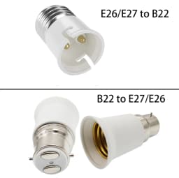 2pcs Gu10 E12 E17 E14 E26 E27 B22 G24D G23 GX24Q GU24 T5 T8 E40 Fireproof LED lamp Holder Converter Light Bulb Socket Adapter