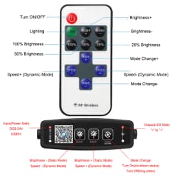 DC5-24V 5050 2835 Single Color LED Controller Dimmer for Bluetooth APP Button RF Remote Control for SMD COB Strip Tape Lights