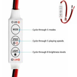 DC 12V-24V Mini 3 Keys 11ey RF Single Color LED Controller Brightness Dimmer for led 3528 5050 LED strip light