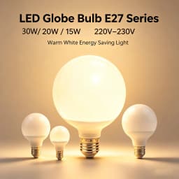 LED Bulbs E27 30W 20W 15W 7W 220V 230V G80 G95 G120 Energy Saving Global Light Lampada Ampoule LED Light Bulb LED Lamp