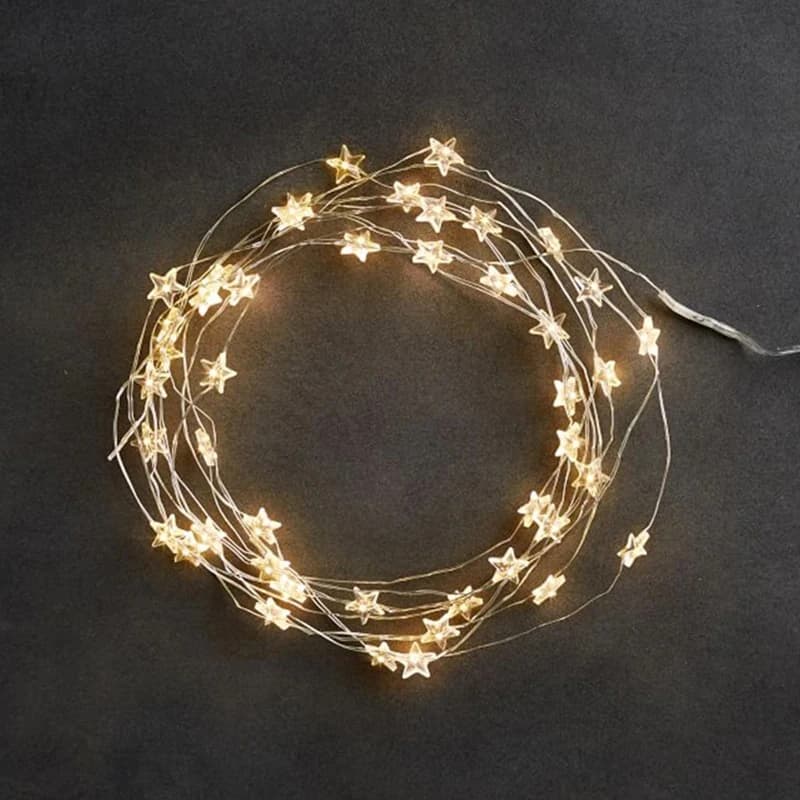 LED Star Fairy Lights String 2/4/6M Battery/USB Plug Garland Stars Light for Room Wedding Party Decoration Navidad 2026