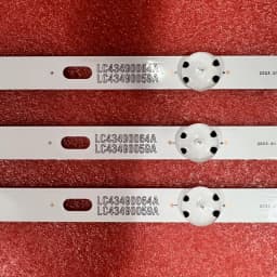 LED Backlight Strips for TV 43LJ5550 43UM7100PLB 43LJ510V 43UJ651V 43LJ624V 43LJ634V 43UJ701V 43UJ65_UHD_L Innotek 17Y 43inch_A