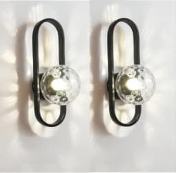 Modern Minimalist LED Wall LampS Bedroom Bedside LED E27 Wall Sconce Lamp Staircase Living Room Background Wall Glass Wall Light