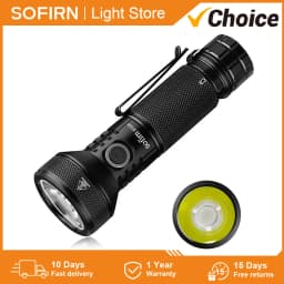 Sofirn IF22A Rechargeable Spotlight Flashlight Powerful SFT40 LED Max 2100lm Long Beam Distance Light with Power Bank Function