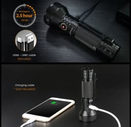 Sofirn IF22A Rechargeable Spotlight Flashlight Powerful SFT40 LED Max 2100lm Long Beam Distance Light with Power Bank Function