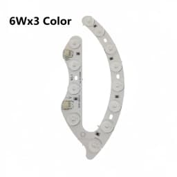 Doul Color LED Module 6W 8W 12W 18W 24W 30W 40W With Lens, 3000K 4500K 6500K Three Colors Light Source For Ceiling Lamp DIY
