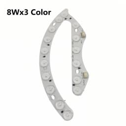 Doul Color LED Module 6W 8W 12W 18W 24W 30W 40W With Lens, 3000K 4500K 6500K Three Colors Light Source For Ceiling Lamp DIY