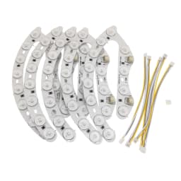 Doul Color LED Module 6W 8W 12W 18W 24W 30W 40W With Lens, 3000K 4500K 6500K Three Colors Light Source For Ceiling Lamp DIY