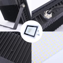 LED Flood Light 100W 50W 30W 20W 10W AC 220V Outdoor IP68 Waterproof Reflector Spotlight Street Light Wall Lamp Garden Lighting