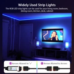 LED Strip Lights RGB 3535 ,5V 1M-30M,16 million colors, RGB , Led Strip Lighting Music Sync, Color Changing for Party Home