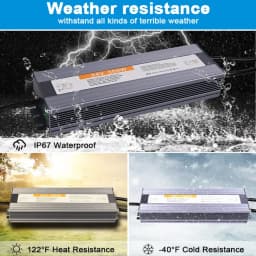 DC 12V 24V 50W Power Supply AC 220V IP67 Waterproof Transformers LED Driver 1A 3A 5A 10A 25A 12W 36W 50W 60W 100W 200W 300W 400W