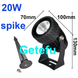 LED COB Spike Lawn Lamp 7W 10W 20W 5W Outdoor Garden Lighting Waterproof Lighting Led Garden Path Spotlights AC85-265V DC12-24V