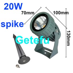 LED COB Spike Lawn Lamp 7W 10W 20W 5W Outdoor Garden Lighting Waterproof Lighting Led Garden Path Spotlights AC85-265V DC12-24V